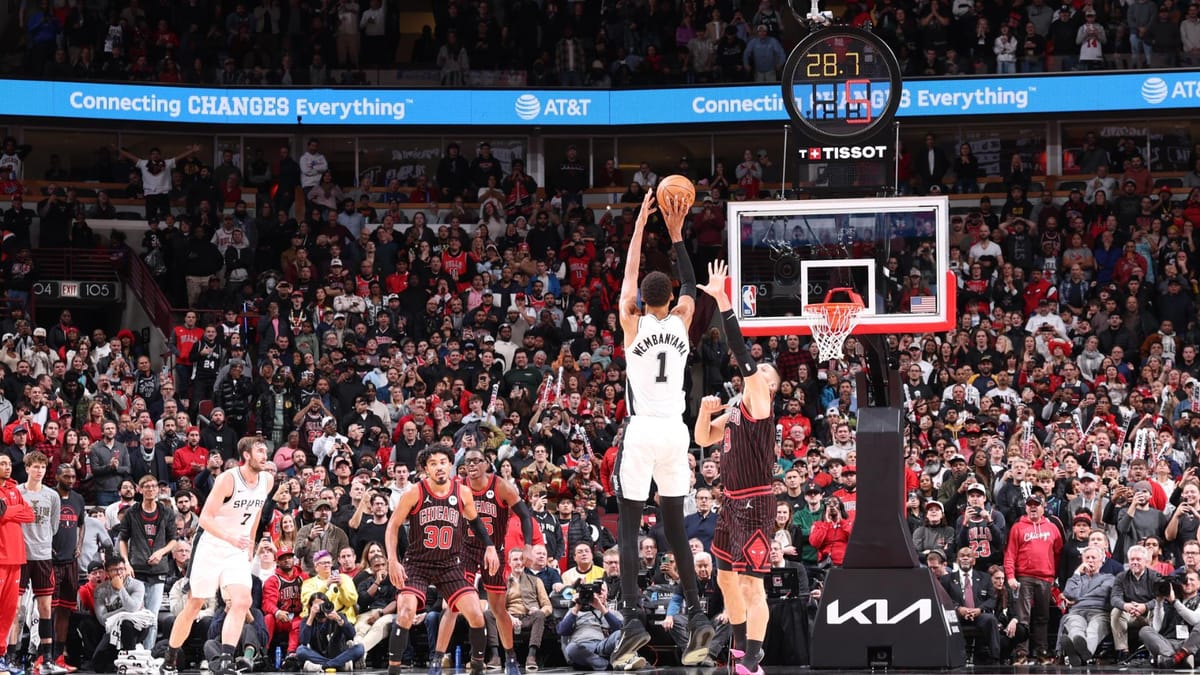 Wembanyama Takes Over Late As Spurs Rally Past Bulls